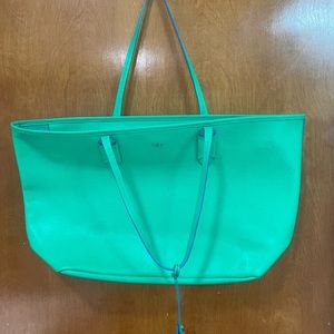 Vintage kelly green, Ralph Lauren, tote bag